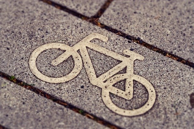 bicycle road marking